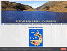 Tablet Screenshot of fischereiverein-montafon.at